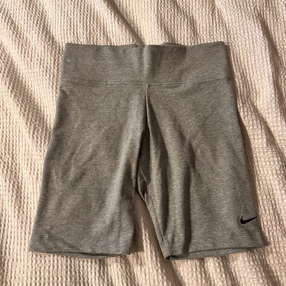 Nike Women's Gray Biker Shorts